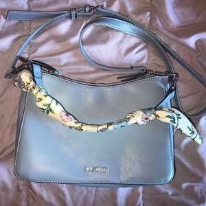Nine West blue and floral Crossbody/ Over the shoulder Purse